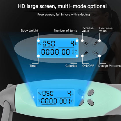 Digital Weighted Jump Rope with Calorie Counter