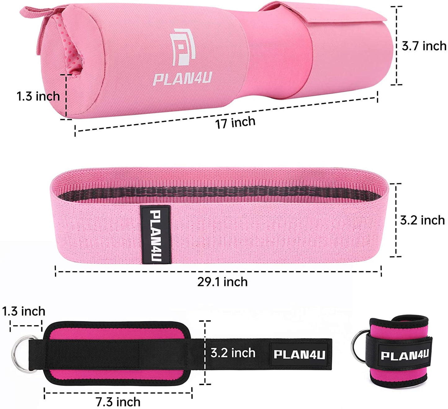 Barbell Pad Set for Squat, Hip Thrusts and Glutes Workout