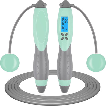 Digital Weighted Jump Rope with Calorie Counter